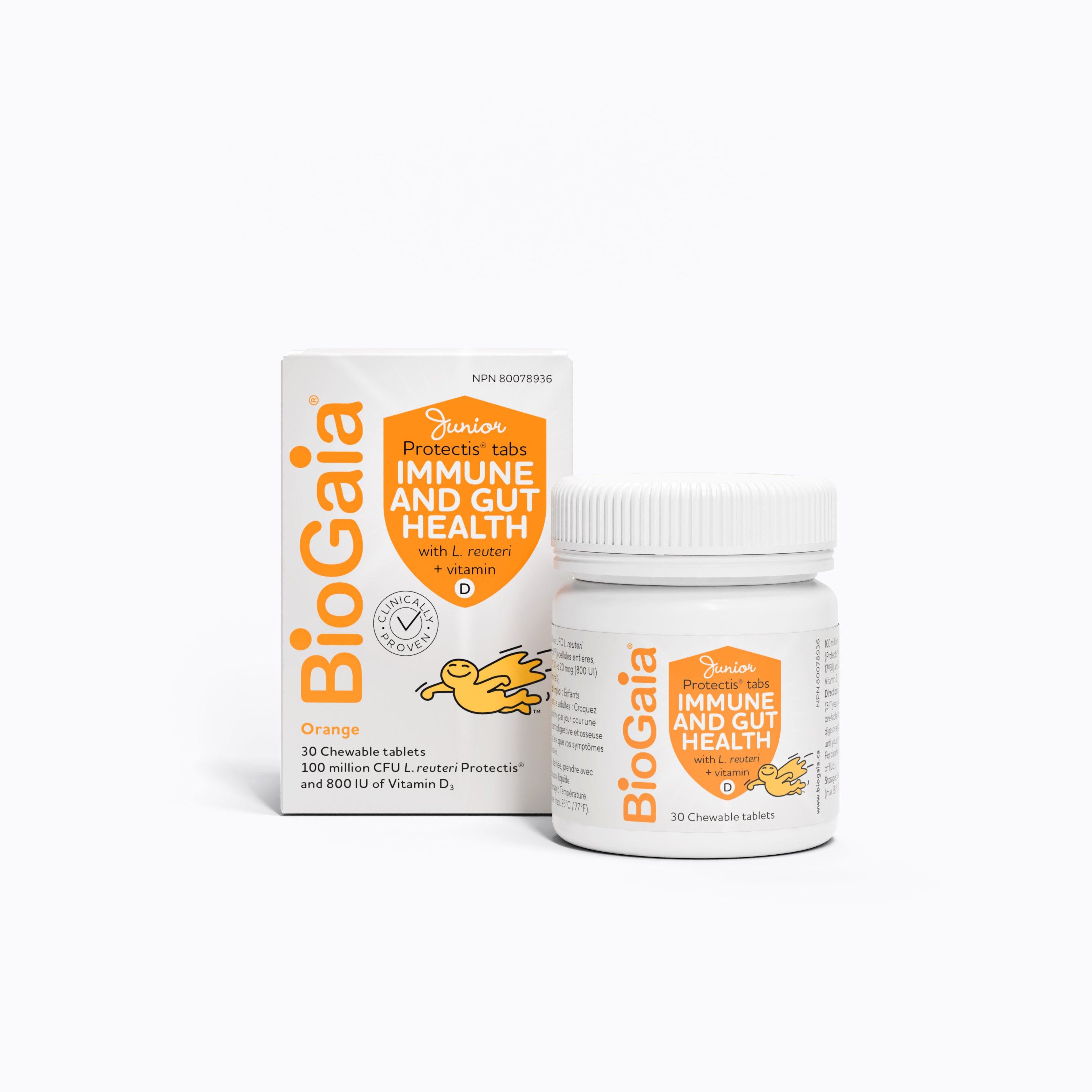BioGaia Junior Immune & Gut Health Tablets with Vitamin D