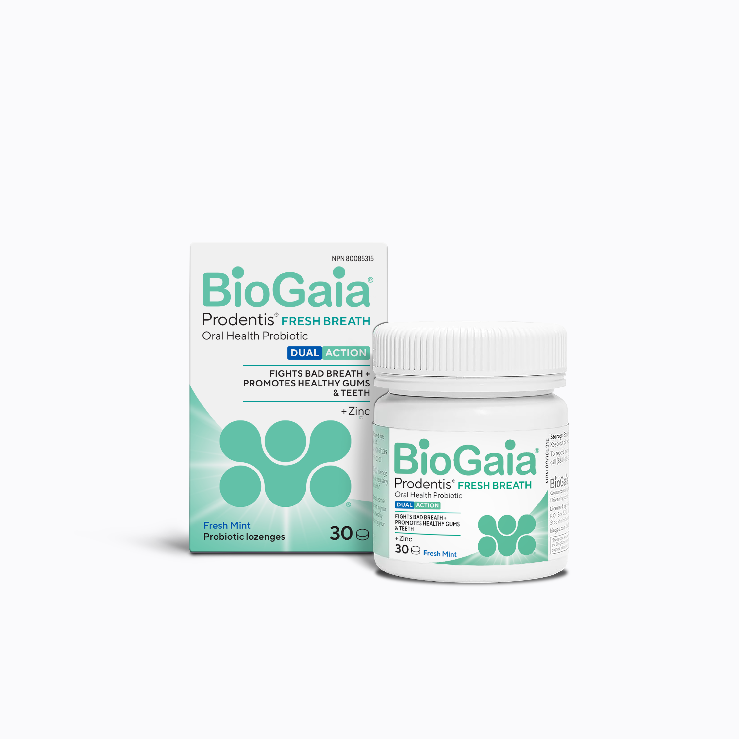4箱セットBioGaia Prodentis 30粒 BioGaia Prodentis Fresh Breath + Zinc – BioGaia Canada
