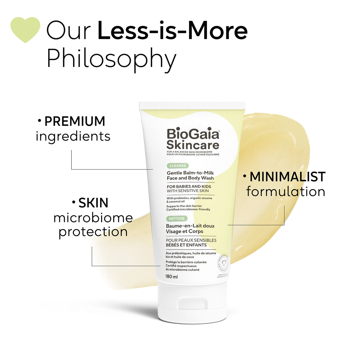 BioGaia Gentle Balm-to-Milk Body Wash